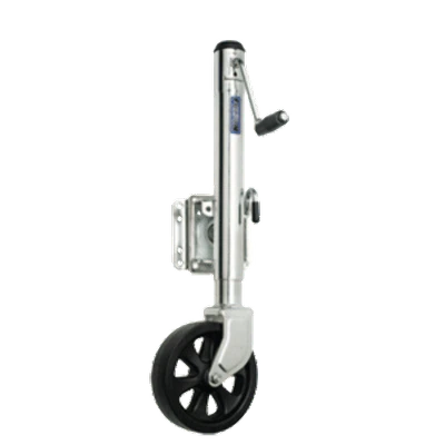 Fulton Single Wheel 1,500 lbs. Bolt-Thru Swivel Jack XP15 0101 Boat Trailer - Image 1 of 4