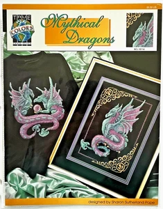 MYTHICAL DRAGONS Cross Stitch Leaflet BCL-10114 by True Colors Cross Stitch - Picture 1 of 1