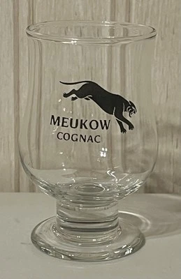 Meukow Cognac Footed Shot Glass - Image 1 of 4