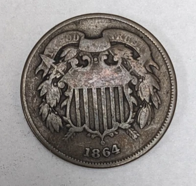 1864 Two Cent Piece - Image 1 of 3
