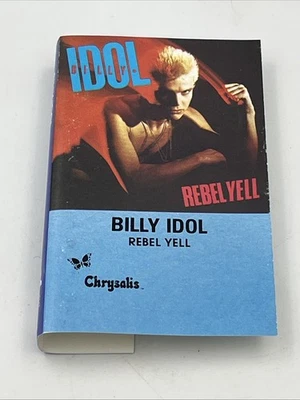 Vintage Billy Idol Rebel Yell Cassette J-CARD ONLY Artwork Paper Card 1983 Foto 1 de 4