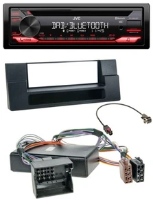 JVC CD DAB USB Bluetooth MP3 Autoradio für BMW X5 E53 5er E39 Ablagefach Quadloc - Bild 1 von 8