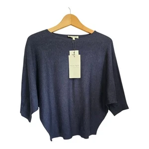 Phase Eight Jumper Size XS UK 6-8 Cristine Navy Knit Batwing Sleeve BNWT RRP £49 - Picture 1 of 8