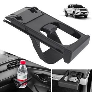 BLACK LEFT SIDE DASH PANEL CUP HOLDER FOR TOYOTA HILUX VIGO PICKUP FORTUNER SUV - Picture 1 of 9