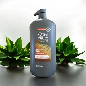 Dove Men + Care Antibacterial Skin Defense Body & Face Wash 30 Oz Ea Exp 12/26 - Picture 1 of 2