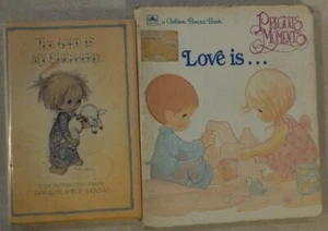 LORD IS MY SHEPHERD HALLMARK BETSEY CLARK & PRECIOUS MOMENTS LOVE IS ...GOLDEN - Bild 1 von 5