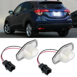 Par de luces LED para matrícula 6000K para Honda HR-V 1999-2006 blanco brillante - Imagen 1 de 8