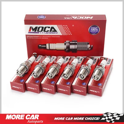 6 piezas bujías aptas para Audi Volkswagen BMW Dodge Suzuki Mitsubishi Plymouth Foto 1 de 4