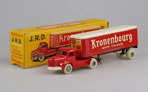 JRD (120-2) Berliet TLR semirimorchio furgone KRONENBOURG BIERE D'ALSACE - Foto 1 di 3