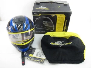 NEW Scorpion EXO-700 Small Blue Full-Face Motorcycle Helmet EXO700 - Picture 1 of 7