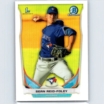 2014 Topps Bowman Sean Reid-Foley primer cromo CDP47 refractor Toronto Blue Jays Foto 1 de 2