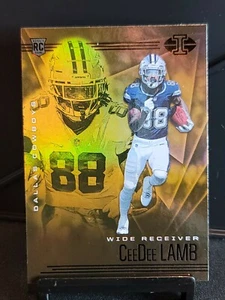 2020 Illusions CeeDee Lamb Orange Rookie Card RC #18 - Picture 1 of 2
