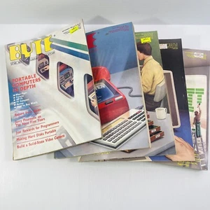 Byte The Worldwide Computer Authority Magazine Bundle X5 1983 PC Apple Mac IT - Picture 1 of 6