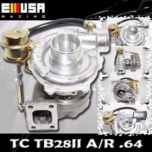 For 240SX S13 SR20DET TB28II turbo charger T25 flange .42 A/R Turbo charger