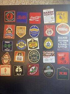 Lot of 25 Assortment of Different Coasters (Beer, Gin, Soda etc)