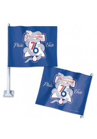 WINCRAFT PHILADELPHIA 76ERS CAR FLAG *DISTRESSED PKG Cover