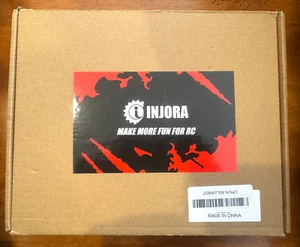 INJORA RC Trailer for Hauling Behind Car - Metal Hitch Mount Trailer - Picture 1 of 2