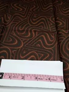 RJR Fashion Fabric by Jinny Beyer-Brown Swirl Print - 1/2 Yard x 44" - Picture 1 of 2