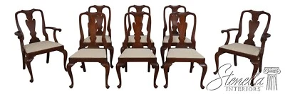 LF68636: Set of 8 HENKEL HARRIS Cherry Dining Room Chairs - Image 1 of 4