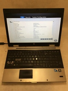 HP EliteBook 8540p Laptop 15" Intel Core i7 DAMAGED - READ DESCRIPTION -PP - Picture 1 of 7