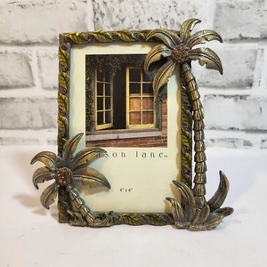 Palm Trees Heavy Photo Frame 4"x6" Mason Lane Heavy Metal - Picture 1 of 5