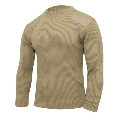 Rothco 8317 G.I. Style 100% Acrylic Commando Sweater KHAKI COLOR SIZE 3XL UNISEX - Image 1 of 3