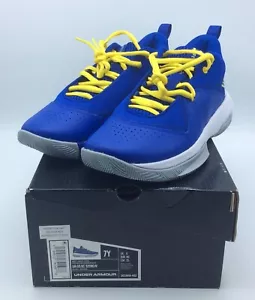 Under Armour Kids SC 3Zero IV Blue/White 7 Y - Picture 1 of 8