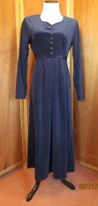 Vintage Helen Blake Gypsy Cord High Waist Gatsby Büro/Freizeit Kleid USA S12 - Bild 1 von 8