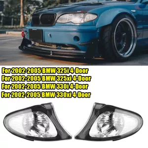 Par de luces de esquina luces de giro de freno para BMW Serie 3 E46 2002-2005 4 puertas - Imagen 1 de 11