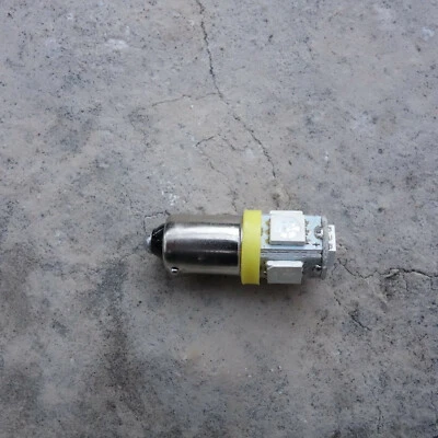 LED 6V BA9S amarillo luz de control EXTRA para vehículos clásicos moto o coche - Imagen 1 de 3