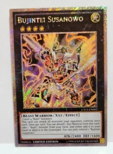 YUGIOH BUJINTEI SUSANOWO X3 CT11-EN002 PLATINUM SECRET LIGHT PLAYED - Picture 1 of 1