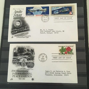 collection Of Covers First Days All addressed Golf Stamp Expo 1992 H1a - Picture 1 of 10