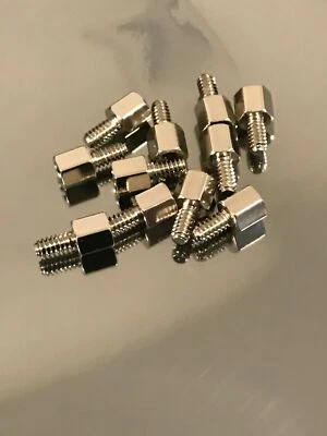 25 pcs 4-40 Hex Jackscrew Jack Screws D-Sub Video Card VGA DVI DB9 Standoff - Image 1 of 4