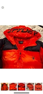 SPYDER ‘WINDOM TECH”700 DOWN JACKET MENS Xl NWT Soft And Light Overstuffed/HOOD - Picture 1 of 11