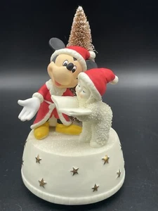 Mickey’s Christmas Carols Snowbabies Department 56 Disney Showcase Collection - Picture 1 of 9