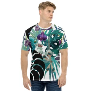 Camiseta para Hombre Colores Lagon FLORAL VERT LIBELLULE - Imagen 1 de 25