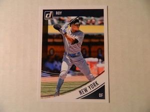 2018 Donruss Blank Back Variation SSP card of Aaron Judge -  Yankees  STUD ROY 