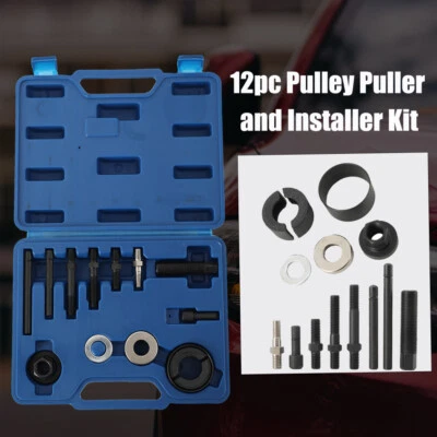 12Pcs Power Car Steering Wheel Rama Tool KitPulley Puller Remover Installer Kit — 第 1/4 张图片