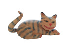 Up for Adoption. Cheeky Cheshire Cat. Charming Clay Folk Art Figurine.  Mint.