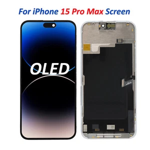 Replacement Display For iPhone 15 Pro Max 6.7" OLED LCD Touch Screen Digitizer - Bild 1 von 8