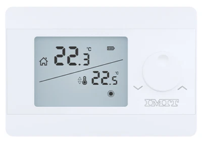 Imit Termostato ambiente digitale parete silver ta batteria display LCD caldaia - Immagine 1 di 4