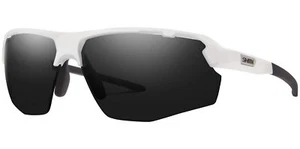 Smith Optics Resolve White Wrap Semi-Rimless ChromaPop Sunglasses 204926VK6701C - Picture 1 of 4