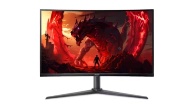 27" Acer Nitro XZ0 gaming monitor XZ270U 2560x1440 1ms 180Hz HDR10 AMD Free Sync - Image 1 of 4