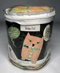 Fabric Editions Techno Owl Fleece E-Pals Fun Craft Kit Project By Stitchin’ Kidz - Picture 1 of 7