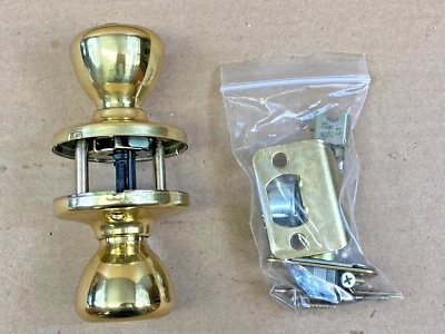 Kwikset Perilla de Puerta de Privacidad Seguridad Cama y Baño Latón Microban 93001-870 Foto 1 de 4