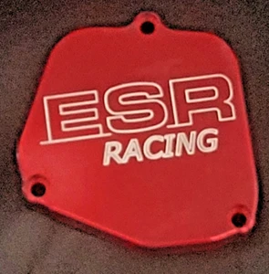 HONDA TRX250R, ATC250R TRX, 250R RED BILLET ALUMINUM THROTTLE COVER & SCREWS - Bild 1 von 3