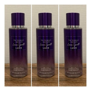 Victoria's Secret LOVE SPELL LUXE Fragrance Mist ~ 8.4 fl.oz. ( Lot of 3 ) - Picture 1 of 3