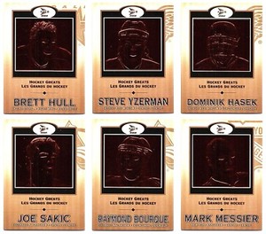 2001-02 MCDONALD'S PACIFIC HOCKEY GREATS INSERT CARD - PICK SINGLES - FINISH SET