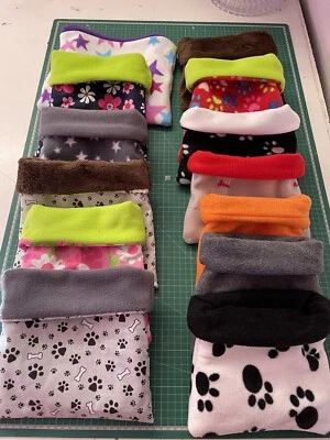 BOLSA DE ACURRUCARSE DE LANA PARA MASCOTAS PEQUEÑAS / CONEJILLO DE INDIAS / HÁMSTER / CONEJOS Foto 1 de 4