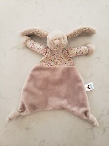 Jellycat. Blossom Bea Beige Bunny Comforter. Soother. Floral. 